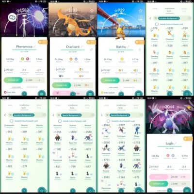 Lv44 | 6x Mewtwo | 17 Backgrounds Raros | Lendários + Eventos | F030