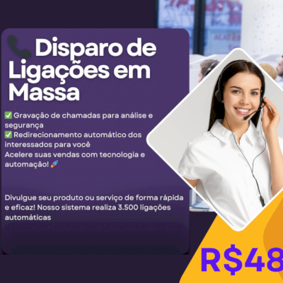 🔥 Disparo de Ligações em Massa Mareting