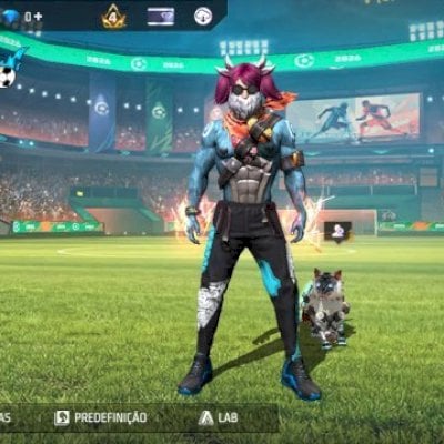 Conta Free Fire Gemada com itens raros e antigos