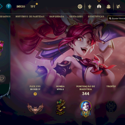 CONTA DE LOL COMPLETINHA DE 2014 - 72 SKINS VARIADAS E DIVERSAS - NIVEL 143