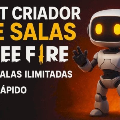 BOT PARA SALAS PERSONALIZADAS FREE FIRE! 100 SALAS O PACOTE! ACESSO GRATUITO!