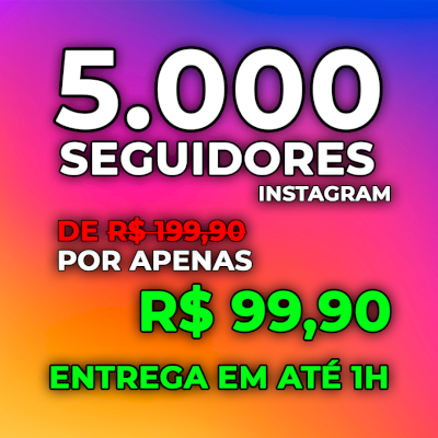 5.000 SEGUIDORES, via Instagram⭐