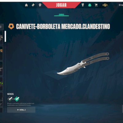CONTA VALORANT LVL 68 | FACA BORBOLETA + VANDAL SAQUEADOR + PHANTOM