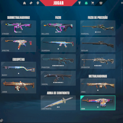 Conta valorant com skins