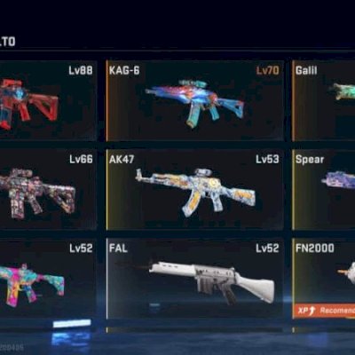 Conta do blood strike com -foice lunar