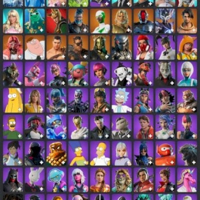 Conta Fortnite FULL 150 Skins 💎 Kratos + Lara + Raras + Tryhards