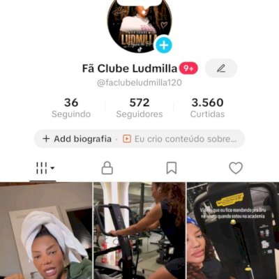 Vendo conta do tik Tok engajada