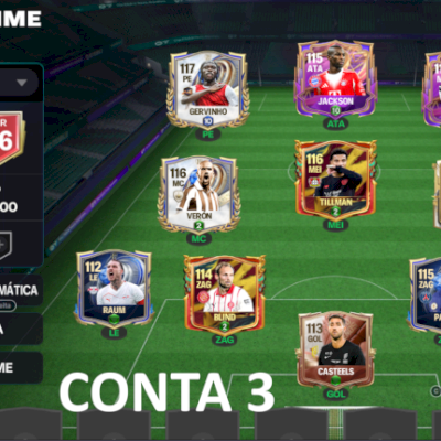 Conta 3 Fifa Mobile - Login Conta Ea - GER116 + Gervinho 117