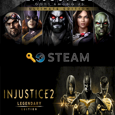 SUPER PACK DC: Injustice 1 + 2 Legendary | PT-BR | Envio Automático