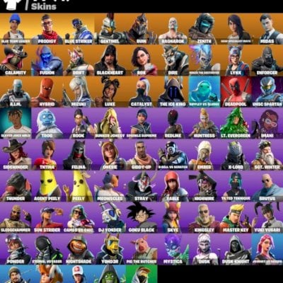 Conta Fortnite | 77 Skins | Deadpool | Midas | Dire