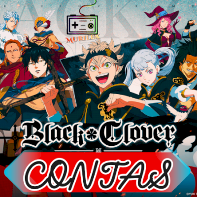 conta black clover M com 22.000 Black Crystal