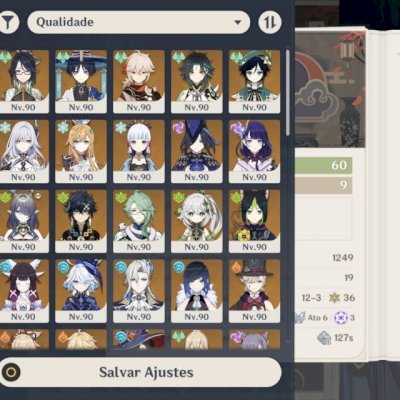 CONTA END GAME GENSHIN IMPACT 27T5 E 27 TIROS.