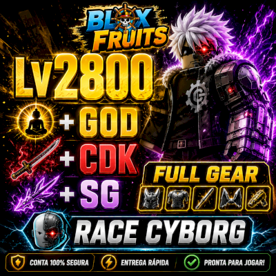 nível 2800, Cyborg V4 Full Gear, Godhuman, CDK, Soul Guitar, Tushita, Yama