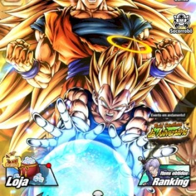 Conta do dragon ball legends com legends e ultras e 15 k cc
