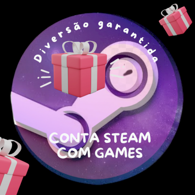 Conta steam com dois games aleatórios acima R$50