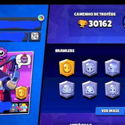 MEGA CONTA DE BRAWL , CLASH ROYALE E OF CLANS COM MTS COISAS.