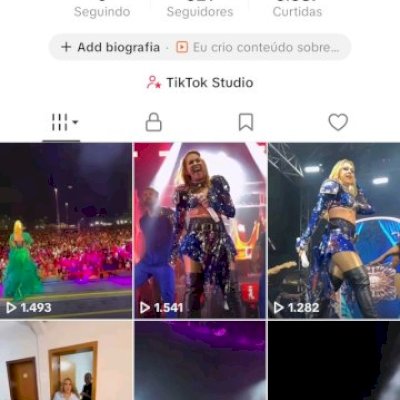 Vendo conta engajada com vídeos viralizados
