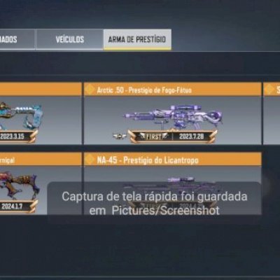 COD Móbile conta top com muitas skin