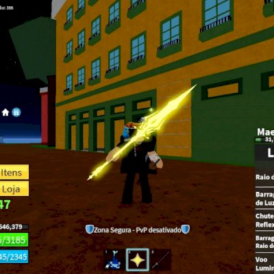 Conta roblox com bloxfruits, Arsenal e com skins