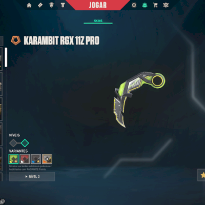 conta valorant full acesso com 3 facas e varias skins de armas