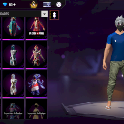 Conta FF - Prime 6 - Lv71 - 570+ Peita