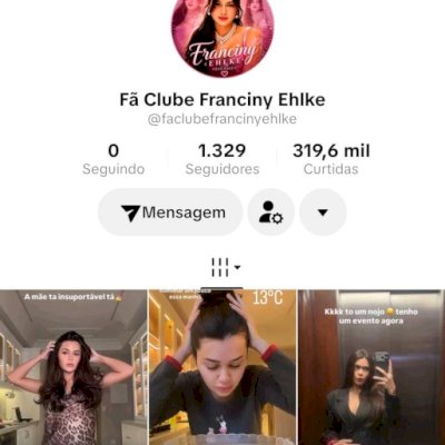 Vendo conta do tik Tok engajada