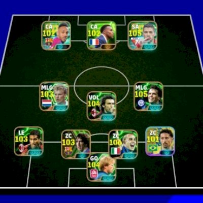 EFOOTBALL MOBILE/ FORÇA COLETIVA 3200+/ VÁRIOS ÉPICOS