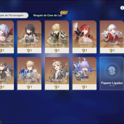 Quase todos os personagens do ZZZ + (2 w-engine signature) + Conta HSR