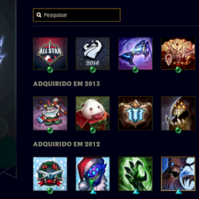 Conta lol com ícones raros de 2012 (Full acesso + dados de criação)