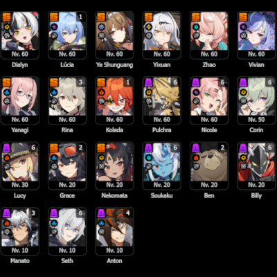 Lucia M1,Ye Shuguang+Sign,Yixuan+Sign,Evelyn+Sign,Yanagi+Sign,Sunna,Dialyn e +