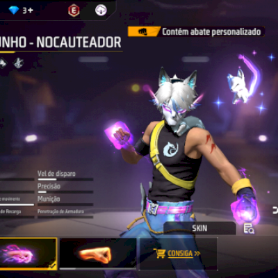 Vendo conta de Free fire nivel 71