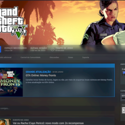 Conta steam com Gta