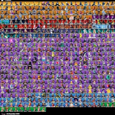 Conta Fortnite rara mais de 500 skins e sale o fundo fundador