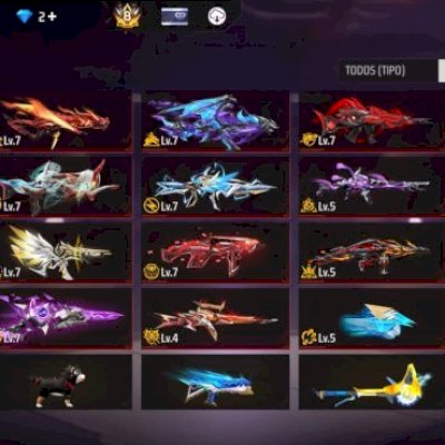 CONTA DE FREE FIRE PRIME 8 MUITO GEMADA