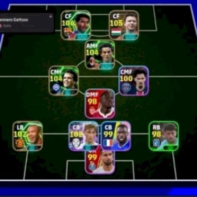 Efootball mobile contas