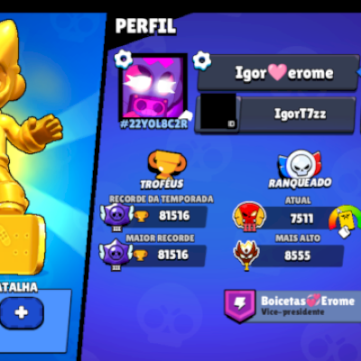 Vendo conta de brawl por 200 com mestre 2020 e vários passes