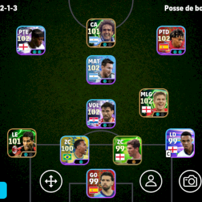 Conta Efootball Força 3108 3 Icons e 4 Showtimes Brabos