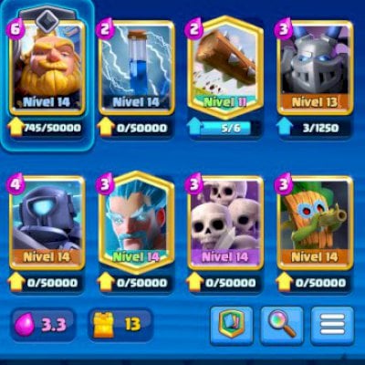 Conta Clash Royale lvl 41 (QUASE MAXIMIZADA)