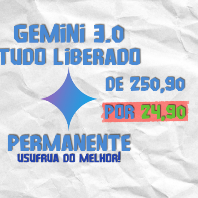 Gemini 3.0 Premium – 80% OFF • Exclusivo Android • Apenas 3 Unidades