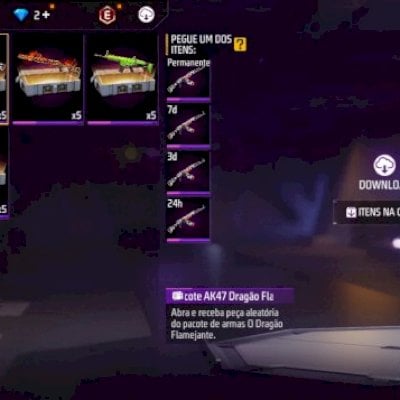 Conta de ff com o passe ativo!!!