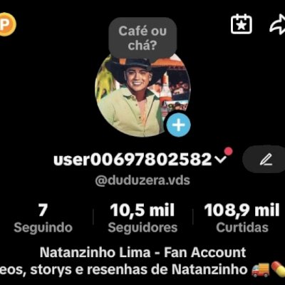 (PROMOÇÃO) Tiktok 10,5K de seguidores