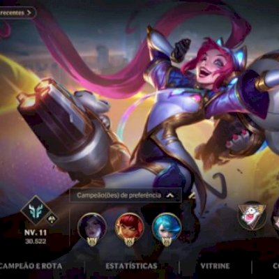 Vendo conta com 233 skins atualmente mestre com 70? Win,gm 3 vezes.