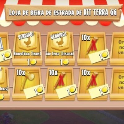 KIT TERRA EM DOBRO [HAY DAY] COMPRE 1 LEVE [160 ITENS]