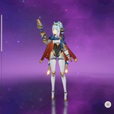 Duas contas de Genshin - Columbina e Ineffa