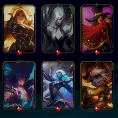 Conta LVL 306 (todos campeões +209 skins)