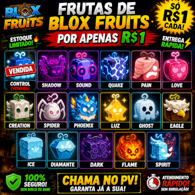🔥 PROMOÇÃO INSANA! FRUTAS TOP POR R$1 – CHAMA NO PV!