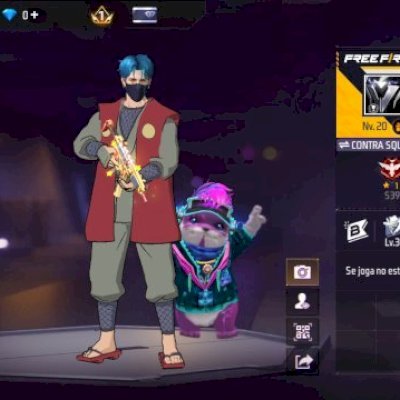 Conta nivel 20 com algumas Skins cs mestre