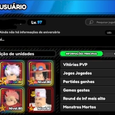 CONTA ALL STAR TOWER DEFENSE X LEVEL 100 QUASE TODOS OS BONECOS DO JOGO!!