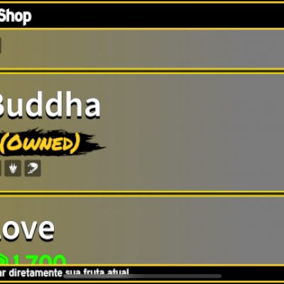 Conta de blox fruits com buddha permanente