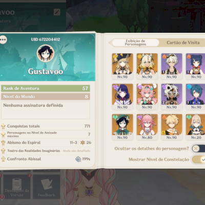 CONTA GENSHIN IMPACT | AR 57